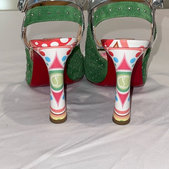 Christian Louboutin Loopinga Toe Plume 100 - Picture 8 of 12